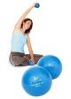 Pilates Toning Ball, Gewicht ca. 450 g, Set mit 2 Stück